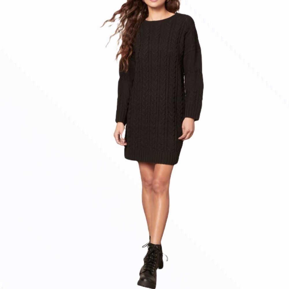 BB DAKOTA Miss Mood Long Sleeve Sweater Dress Size XS